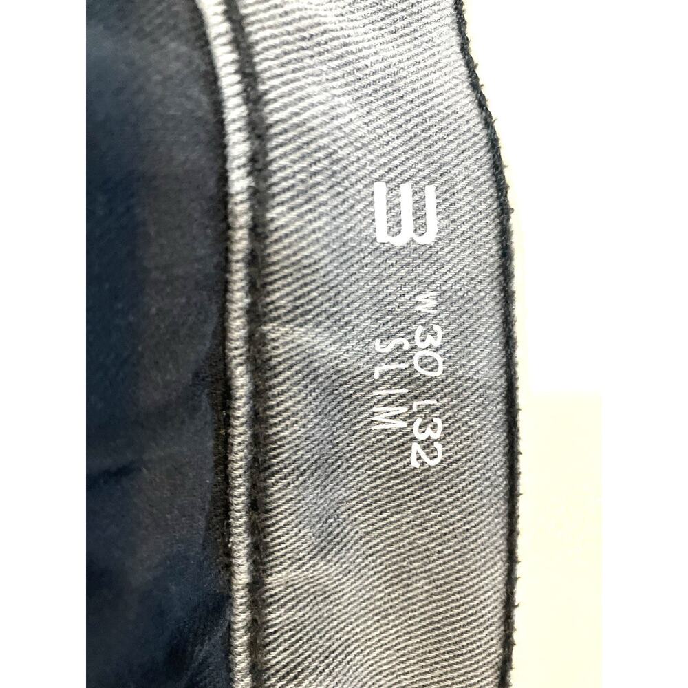 Mott And Bow Slim Straight Jeans Mens 30x32 (Fits 29x30) Gray Stretch Denim - Picture 8 of 12